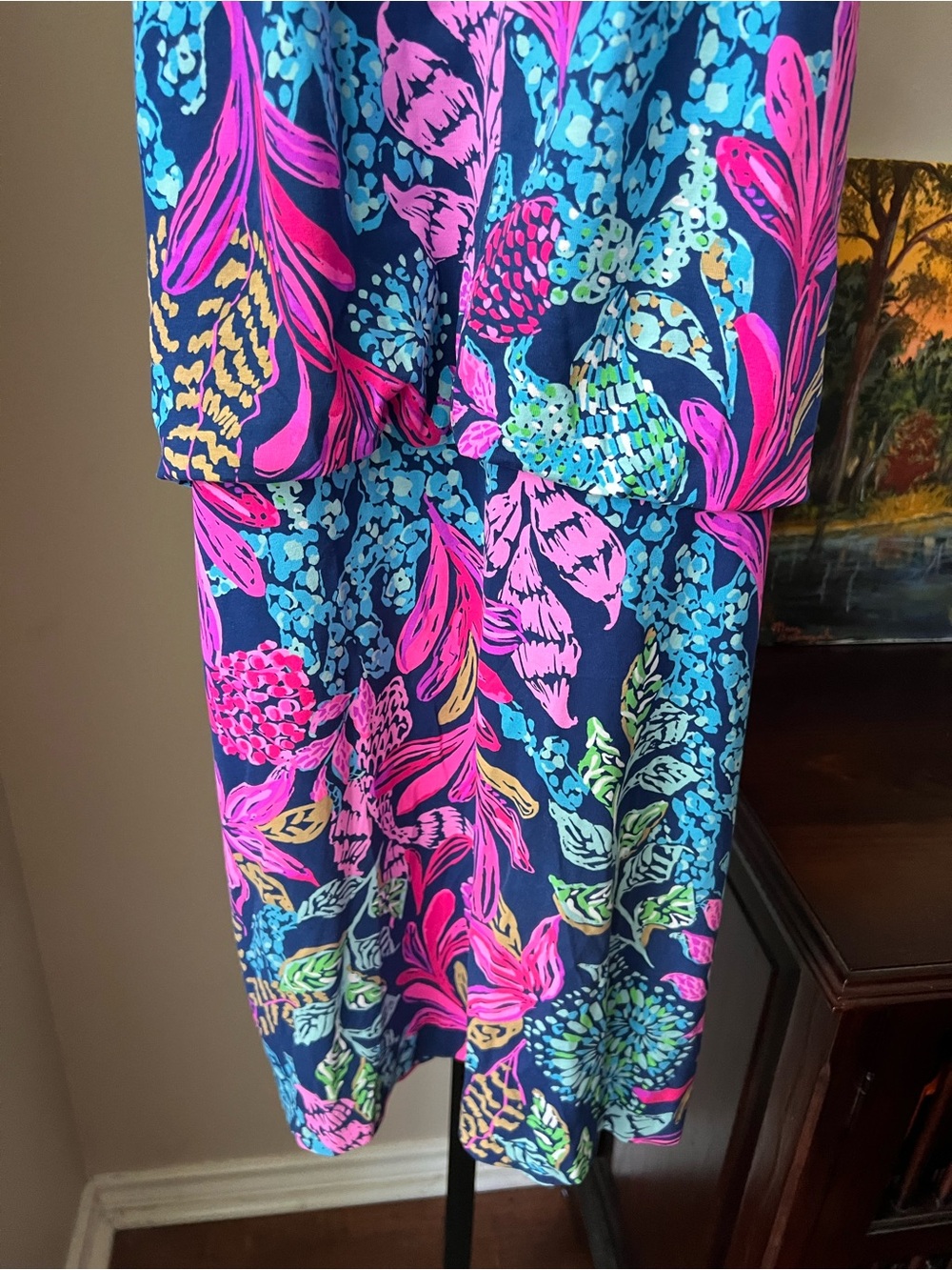 Lilly Pulitzer sonique halter Aegean navy calypso coast dress RARE - Picture 13 of 13